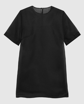 Ami Paris Black silk dress FDR646SE0039