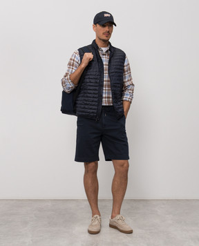 Woolrich Brown checkered shirt CFWOSI2023MRUT5321