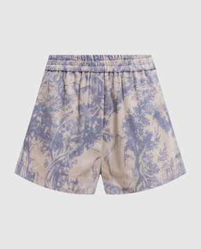 Off-White City Nature linen shorts 2FJ00546B