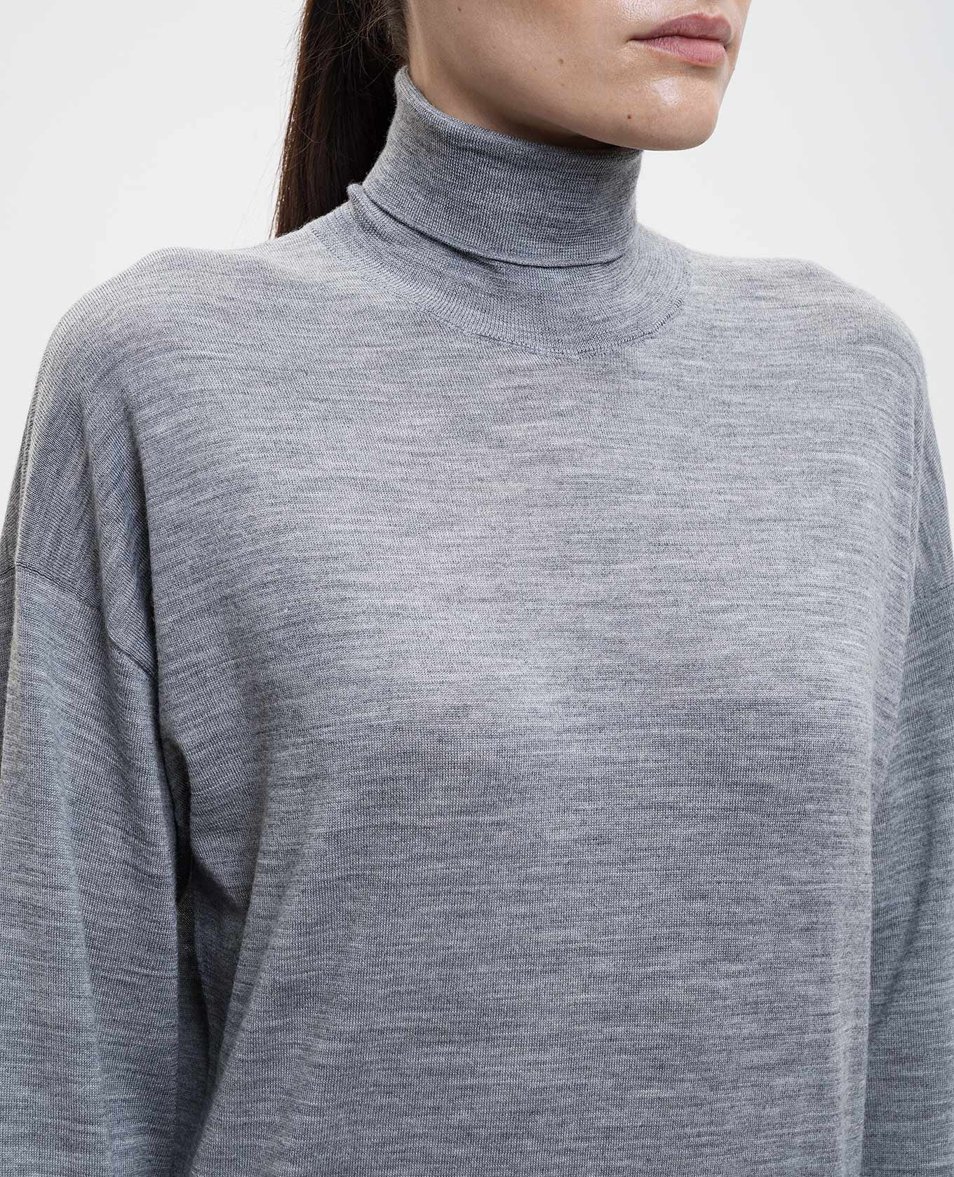 Gray wool golf Peserico 5