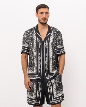 Balmain Black Foulard shirt HH1HN130VJ04
