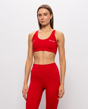 Sporty & Rich Red top TO00385326RE15