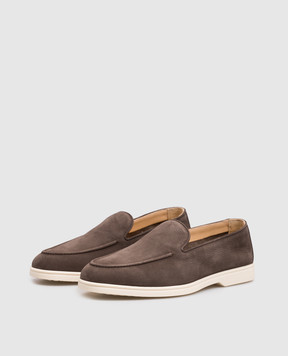 Doucal's Brown nubuck loafers DD8893JOANUY288