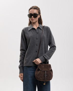 Gianni Chiarini Violette brown suede backpack BS12238CMPL