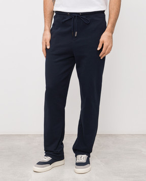 Iceberg Blue joggers with logo patch B030630A