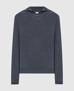 Brunello Cucinelli Blue polo M22203805