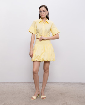 Simkhai Yellow cropped shirt 2262230T