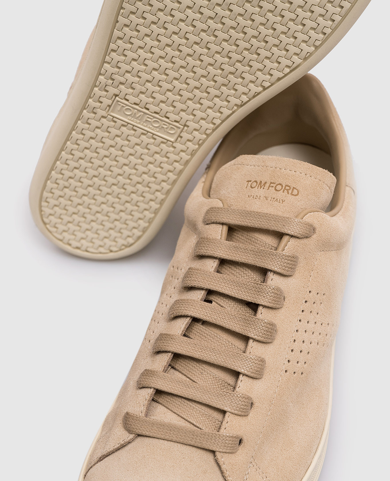 Beige suede sneakers WARWICK Tom Ford 5