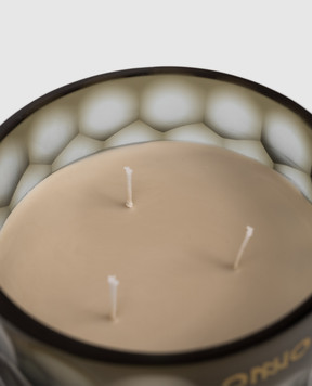 Onno Eternal S candle with Ginger Fig scent in a glass candle holder ON701G