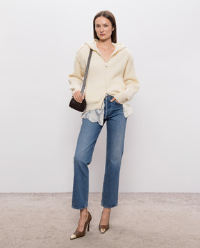 Giuseppe Di Morabito Milano Ivory wool cardigan 07PFKNT41016759