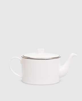 Geminiano Cozzi 1765 White porcelain teapot Ducale JQCGP3369071