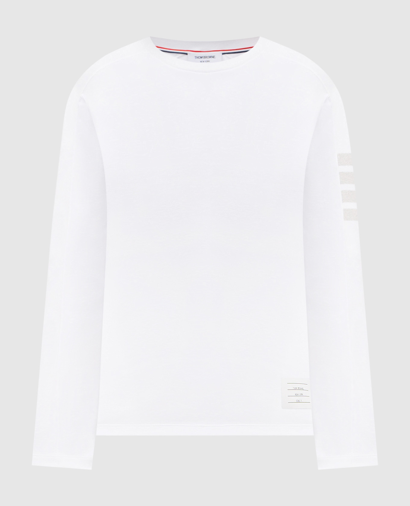 

White longsleeve with logo Thom Browne