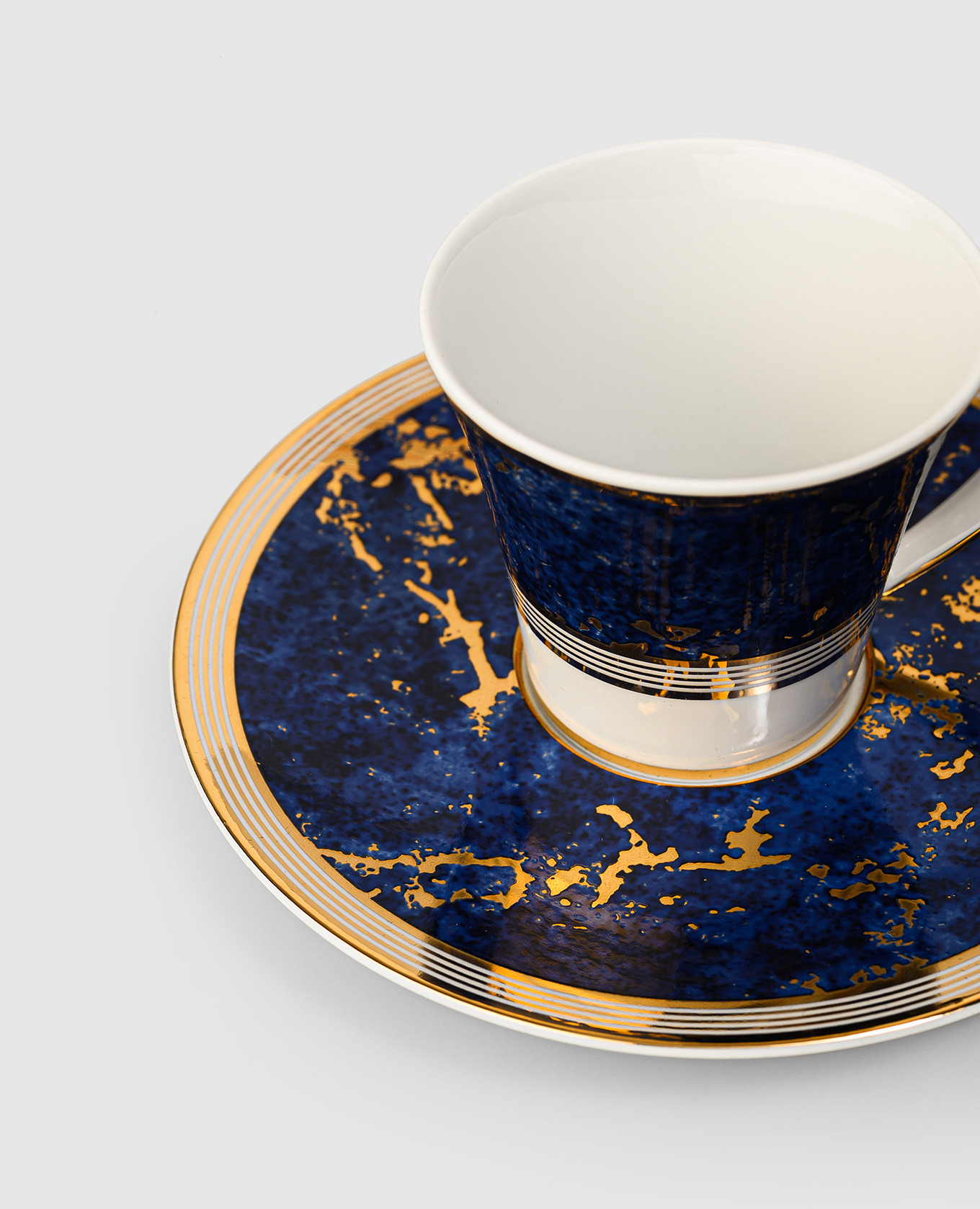 Set of porcelain coffee cups and saucers Stefano Ricci 4