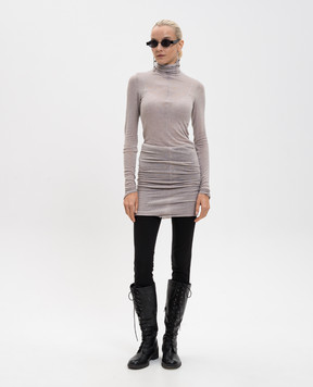 Marc Le Bihan Gray dress with wool 2856