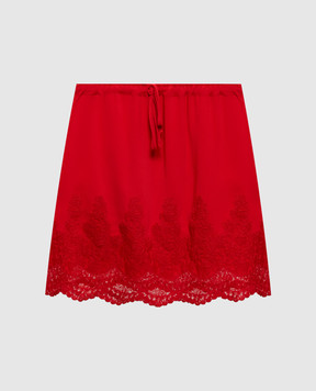 Ermanno Scervino Red mini skirt D482O383APHKI