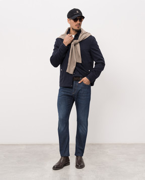 Brunello Cucinelli Blue cashmere jacket MV4216556