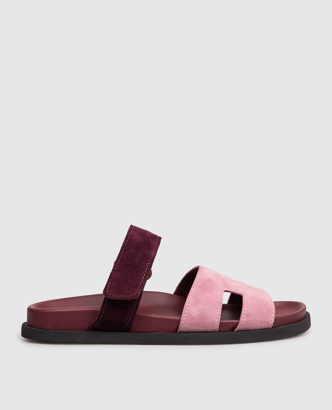Suede flip-flops