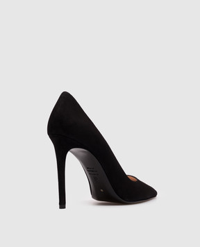 Stuart Weitzman Black suede POWER shoes SJ954