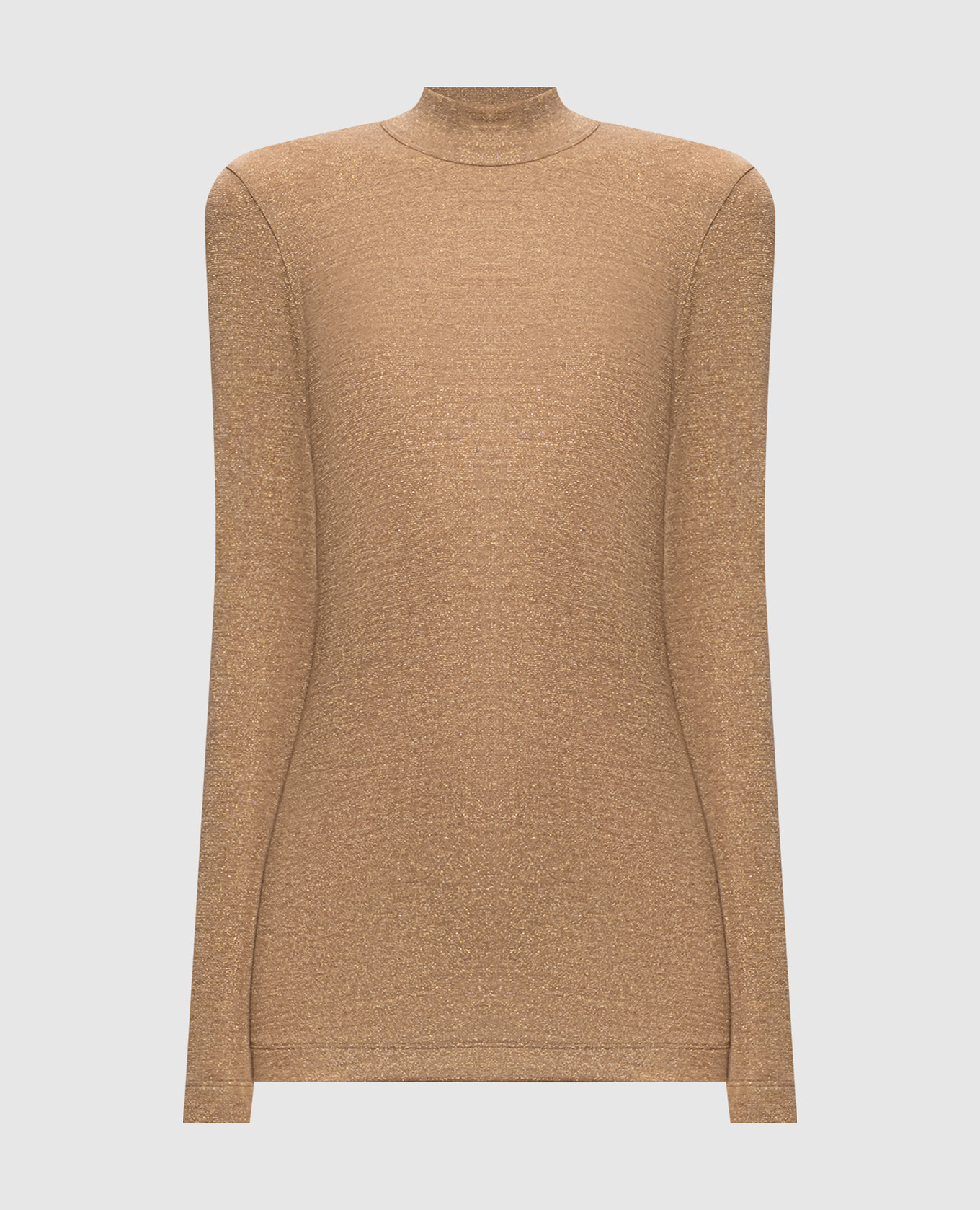 Beige golf with lurex Brunello Cucinelli