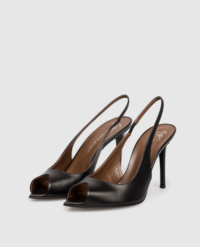 Giuseppe Zanotti Intrigo black leather sandals I400013