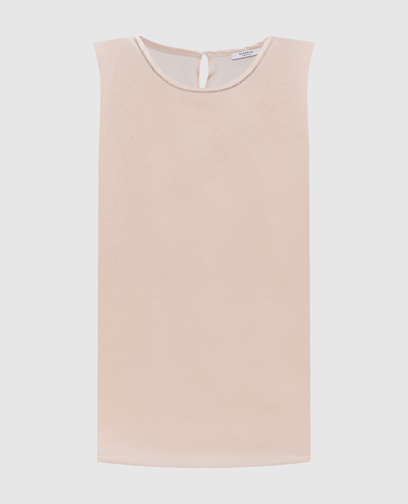 

Beige silk top Peserico