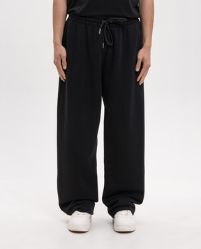 Off-White Black printed sweatpants 44MCH05AS26F007