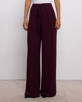 Ermanno Scervino Burgundy straight-leg pants D492P358RILM
