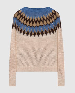 Twinset Beige sweater with wool 262AQ3020