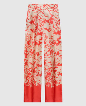Agnona Pink silk pants T71008YS4064