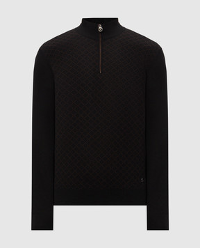 Stefano Ricci Black cashmere and silk jumper K808114L01F26379