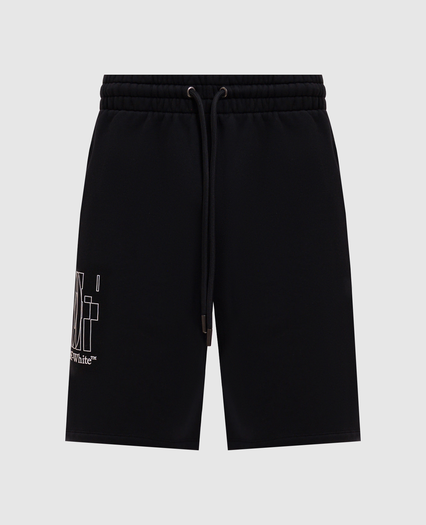 Black shorts with Double Arrow print