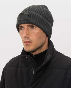 Dolce&Gabbana Gray cashmere hat GX66KTJBW2X