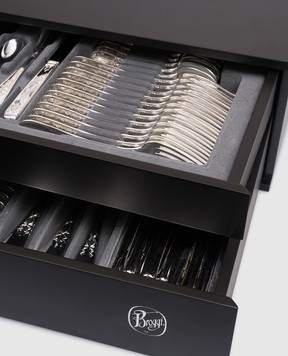 Broggi 1818 Excelsior cutlery set in a wooden case 0750000L60