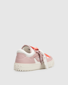 Off-White Pink 3.0 Court combo sneakers OF06206102