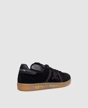 Premiata Bonnie black suede sneakers BONNIE