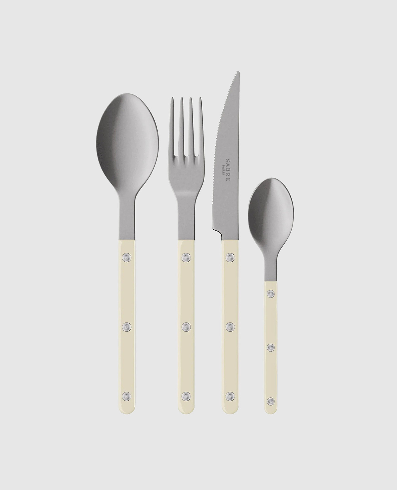 

Beige Bistrot cutlery set Sabre Paris