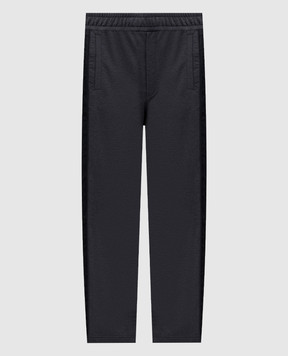Moncler Grey striped sweatpants L20918H0000689B2V
