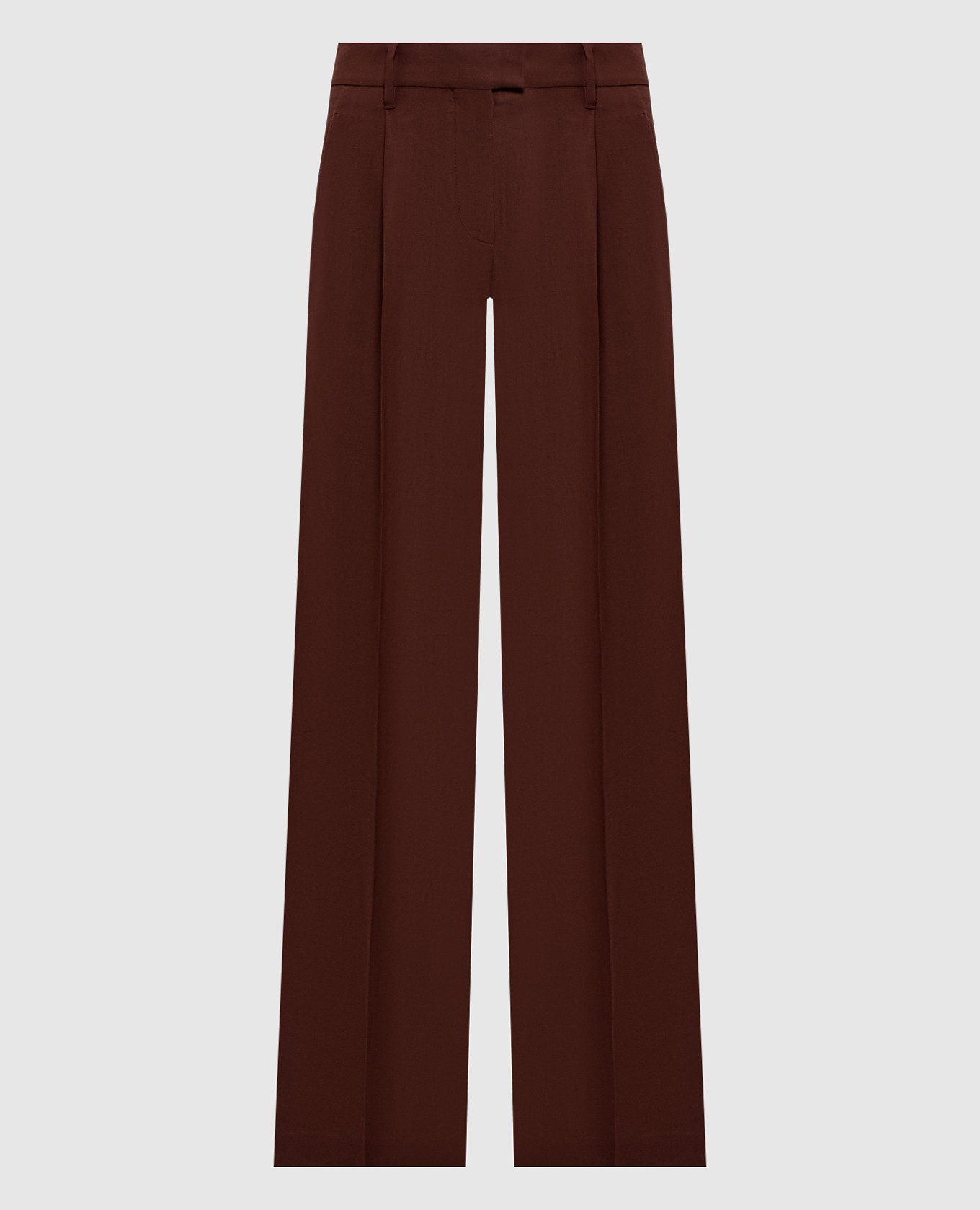 Brown linen pants