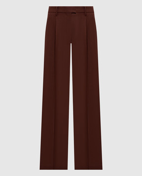 Brunello Cucinelli Brown linen pants MH126P8884