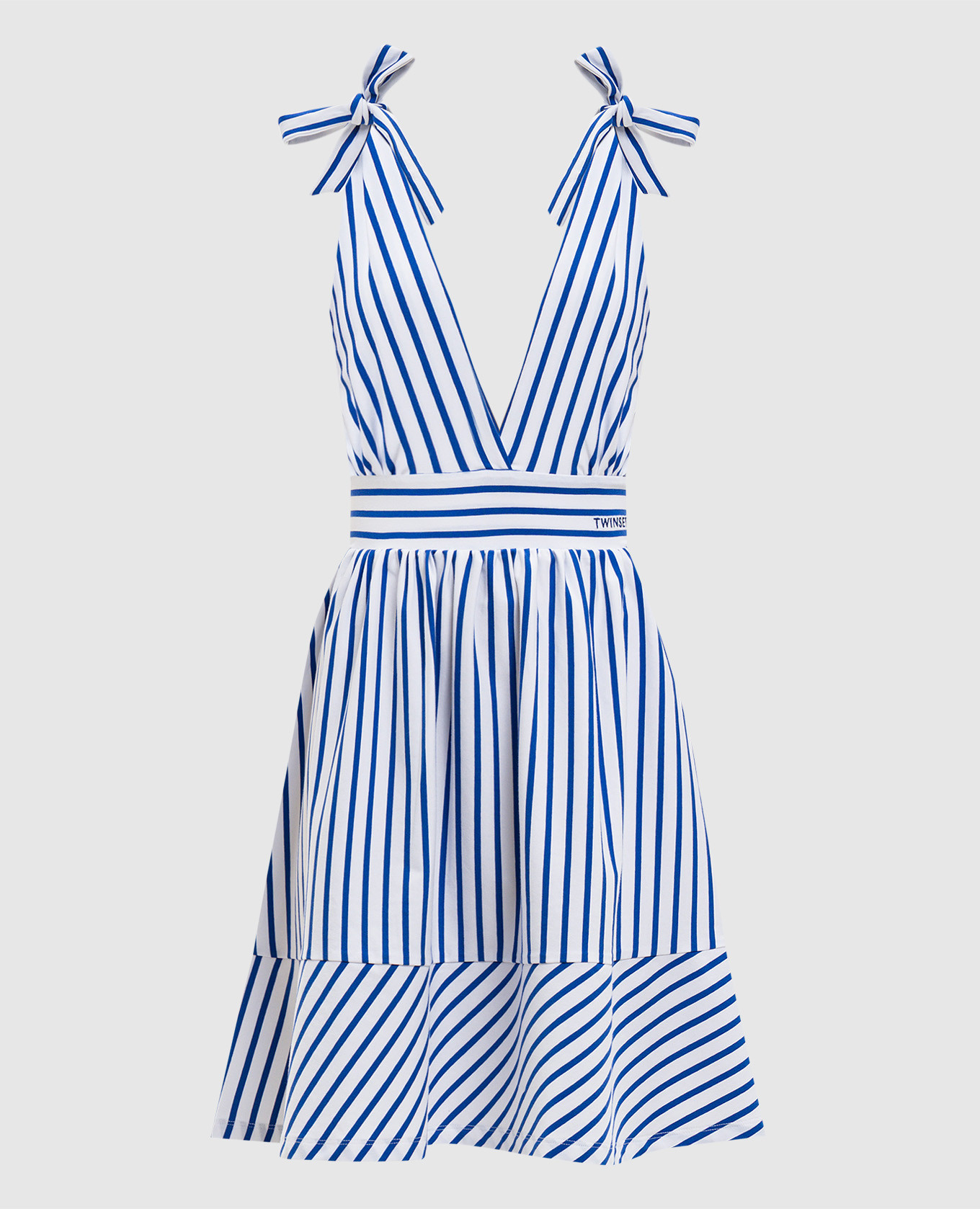

White striped dress Twinset