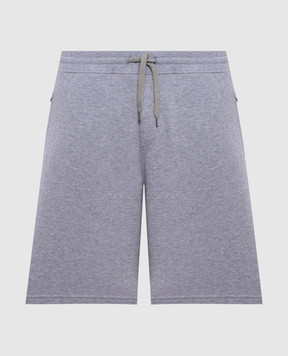 Brunello Cucinelli Grey melange shorts MW8633242G