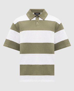 Axel Arigato White Striped Polo Shirt A3798002