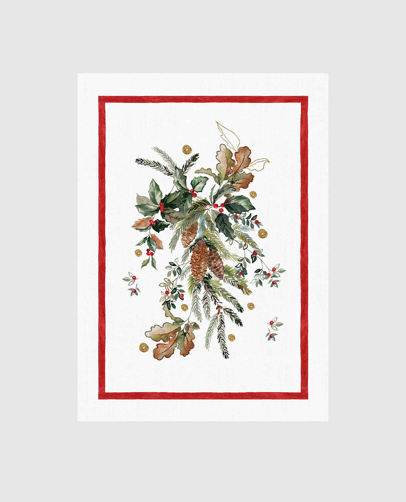 

White linen kitchen towel ETOILE PIGNA TESSITURA TOSCANA TELERIE