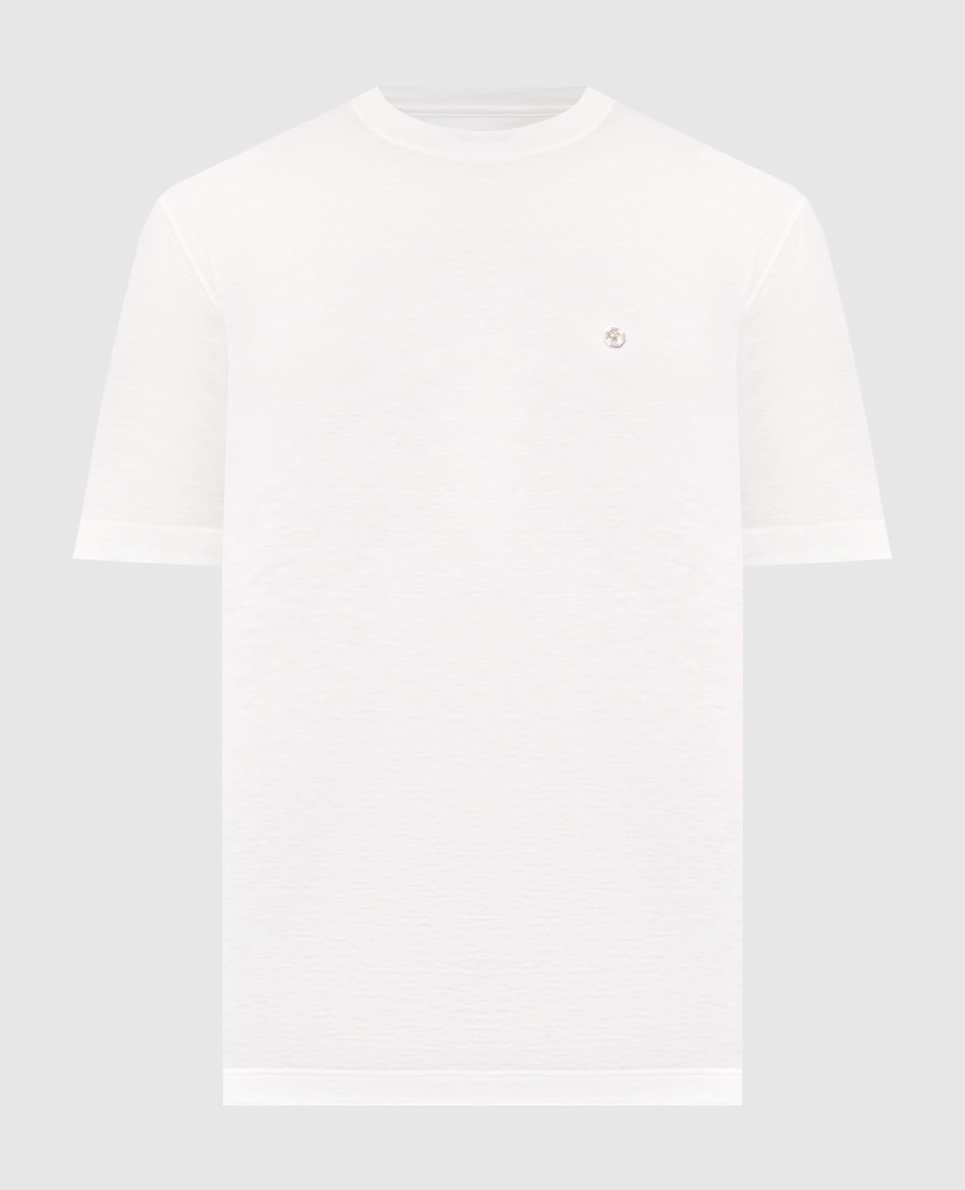 Ivory silk T-shirt
