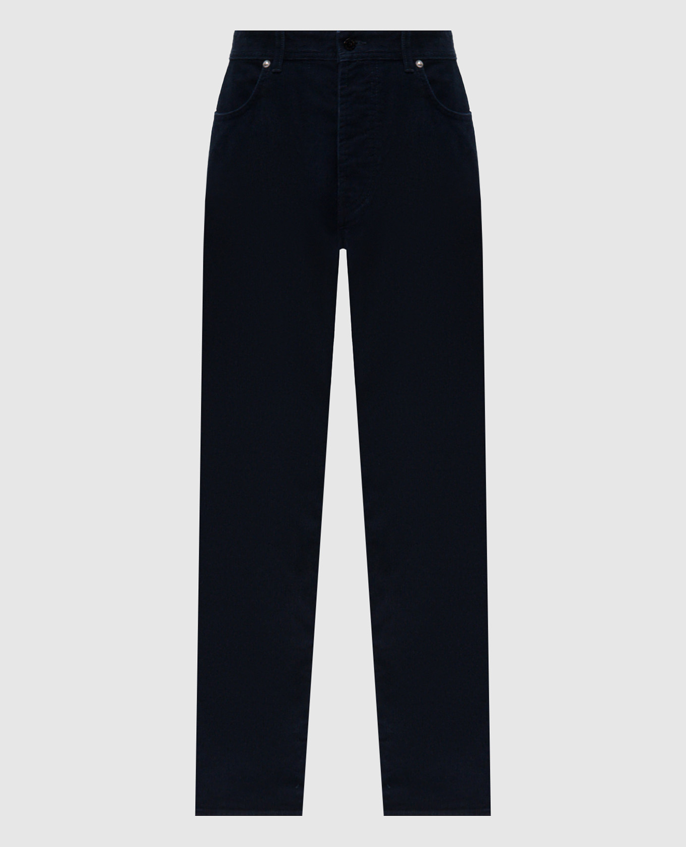 

Blue corduroy pants with logo patch Stone Island