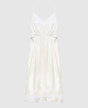 Magda Butrym Beige dress with lace DRESS01123526