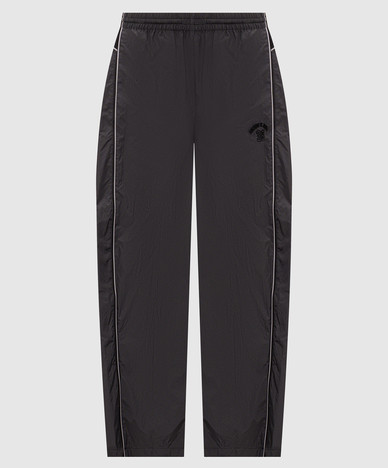 Grey checked sweatpants