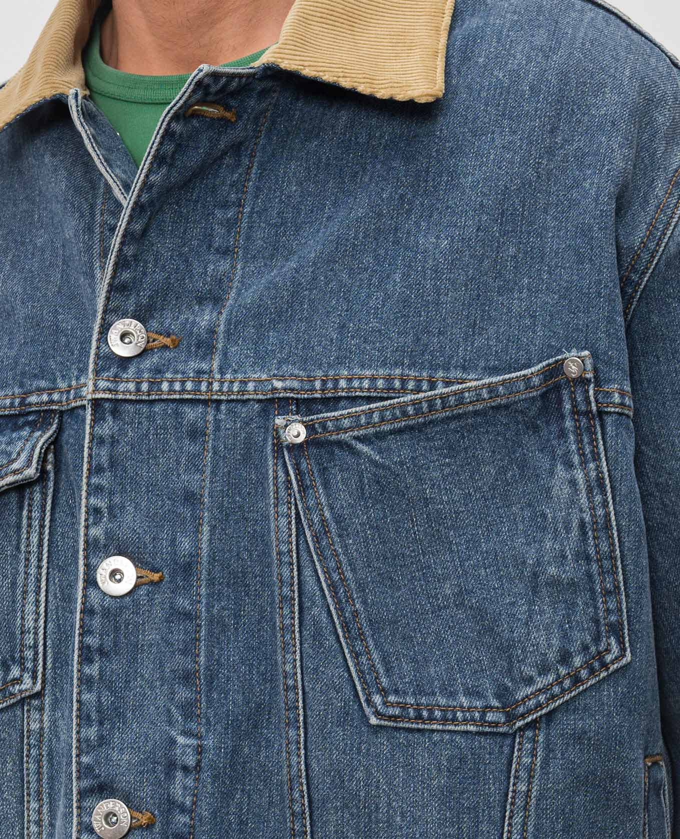Blue denim jacket with patch JW Anderson 5
