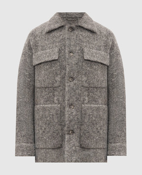 Dolce&Gabbana Gray coat with wool G9BHTTHUMS3
