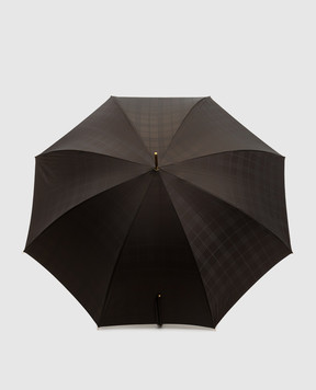 Pasotti Brown Eagle umbrella-cane OMITUO479RASO643415